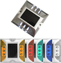 Solar Driveway Lights, Solar Power Ground Marker Lights,Waterproof Outdoor Driveway Road Highway Spike Lamp, Solar Deck Lights,Outdoor Dock Marine Lights,Patio,Pathway,Garden Yard (White, 1 Pack)