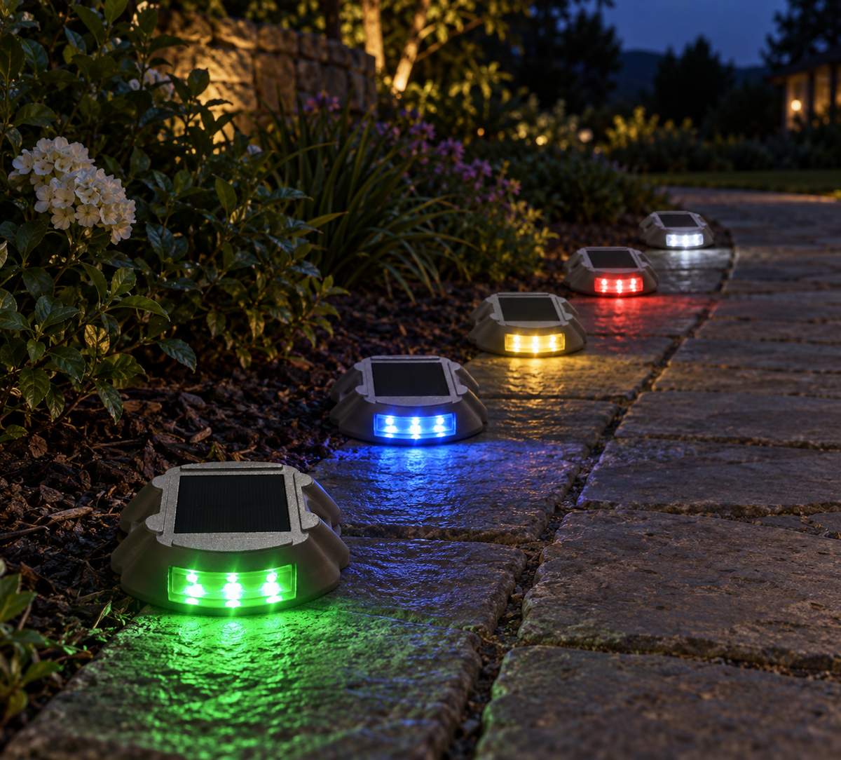 Solar LED Driveway Ground Light - Waterproof IP68